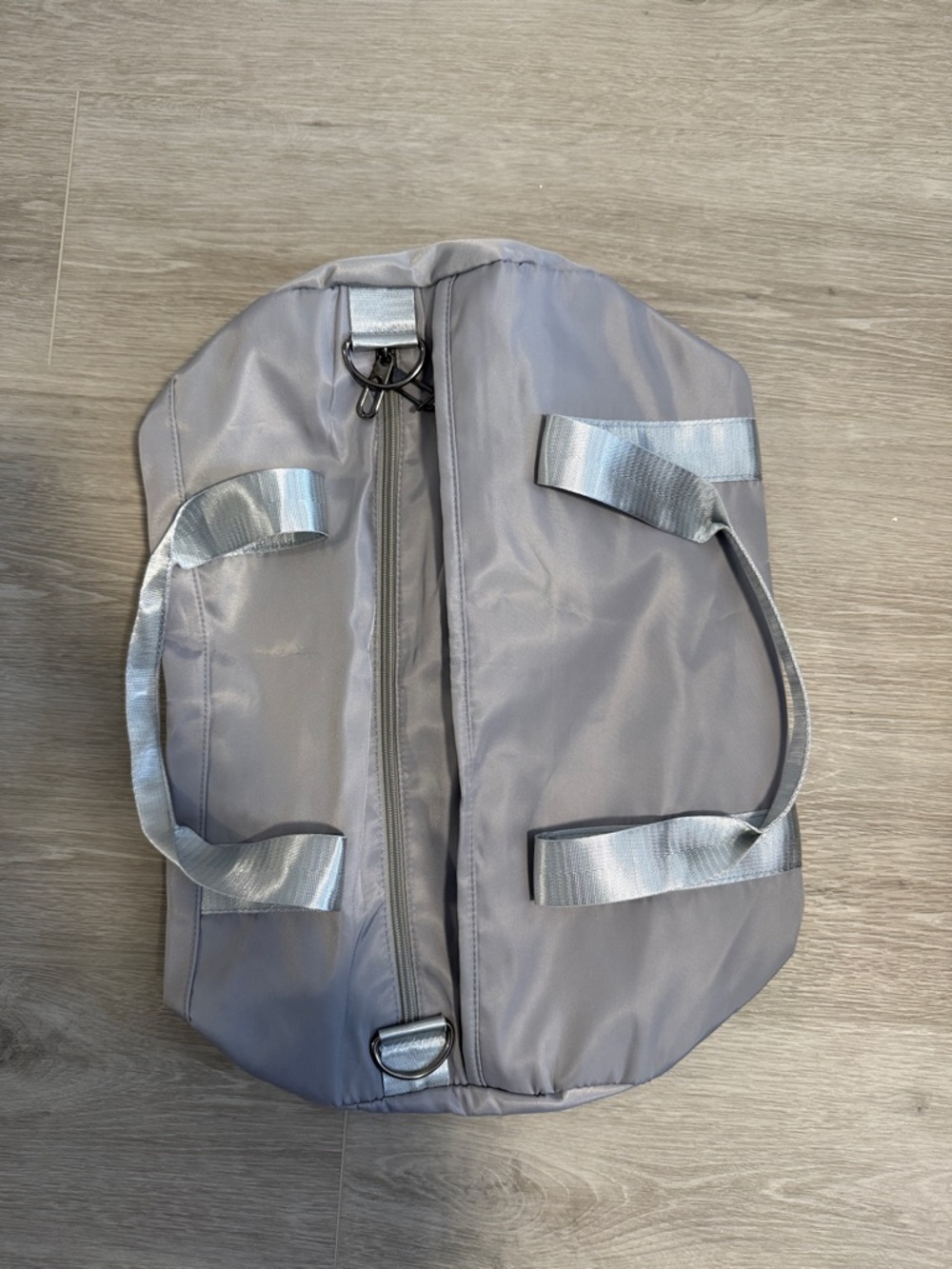 Gray Travel Duffel Bag - Lightweight Carry Bag